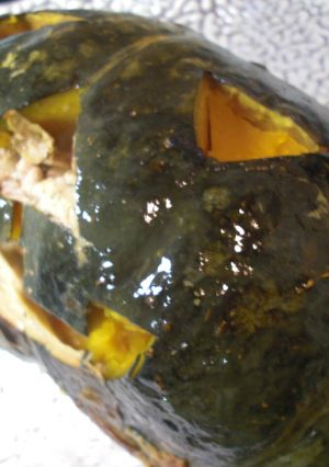 ハロウィンのかぼちゃミートローフ-レシピのメイン写真