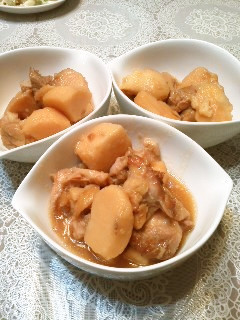 我が家の母親の味☆里芋と鶏肉の甘辛煮♪-レシピのメイン写真