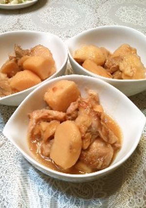我が家の母親の味☆里芋と鶏肉の甘辛煮♪-レシピのメイン写真