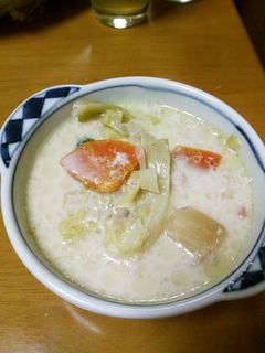 レンジ圧力鍋★鶏肉と野菜のミルクスープ-レシピのメイン写真