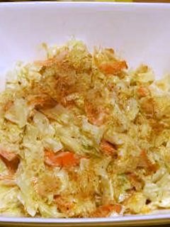 簡単! キャベツ&人参のおかかマヨ和え-レシピのメイン写真