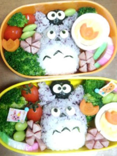 簡単!トトロ☆キャラ弁☆-レシピのメイン写真