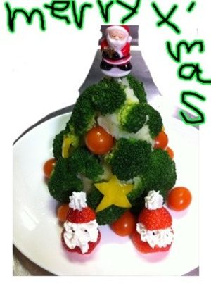 クリスマスツリーサラダ☆2011-レシピのメイン写真