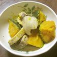 かぼちゃとしびまぐろの煮物