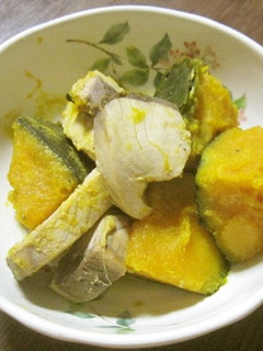 かぼちゃとしびまぐろの煮物-レシピのメイン写真