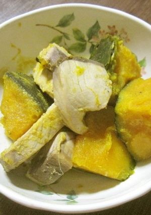 かぼちゃとしびまぐろの煮物-レシピのメイン写真