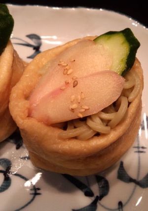 オープンいなりそば♪-レシピのメイン写真