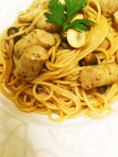 ソーセージとキノコのアンチョビパスタ-レシピのメイン写真