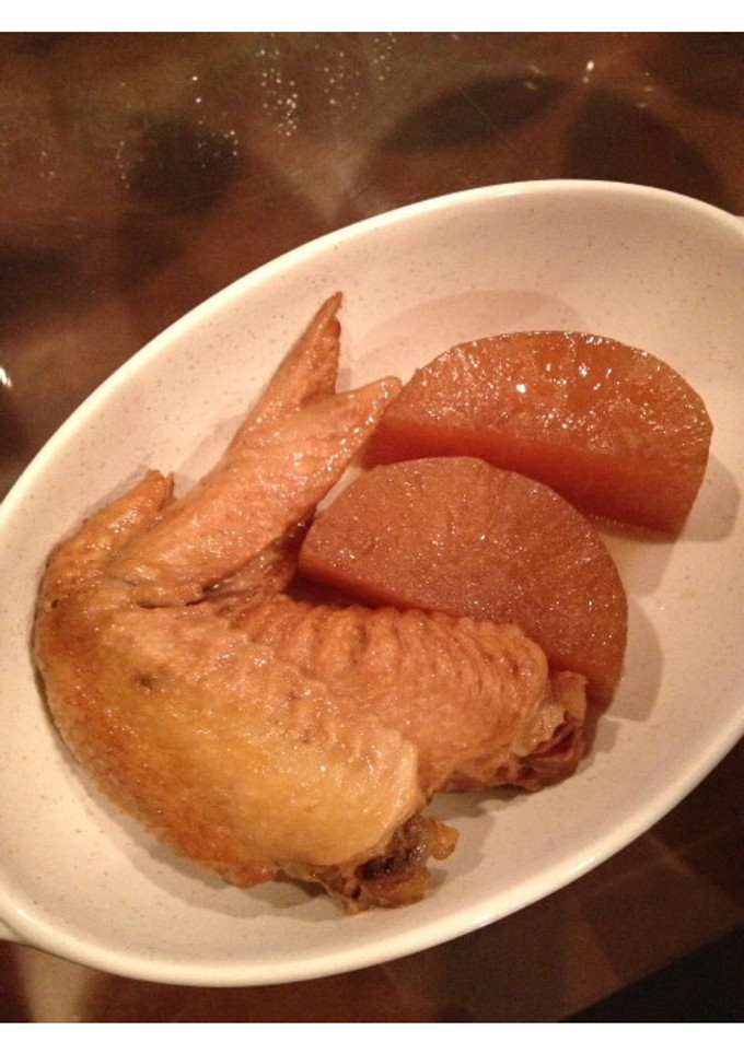 大根と手羽先の煮物-レシピのメイン写真