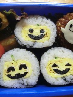 ハロウィン巻き寿司~♪-レシピのメイン写真