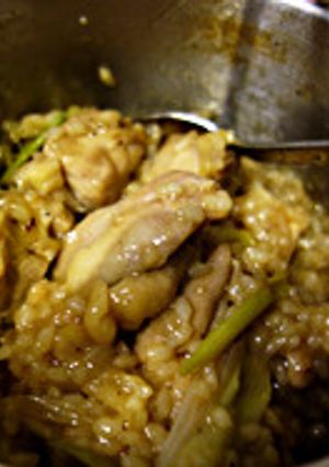 山ごはん｜鶏肉と生姜の温か炊き込みご飯-レシピのメイン写真
