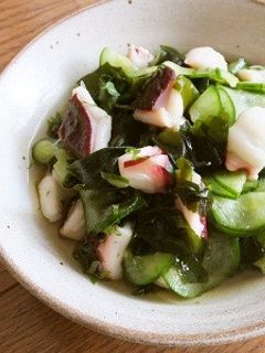 たこの酢の物(甘め)-レシピのメイン写真