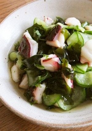 たこの酢の物（甘め）-レシピのメイン写真