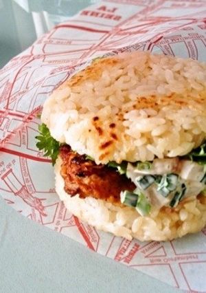 新生姜と塩麹で。Wパワーのライスバーガー-レシピのメイン写真