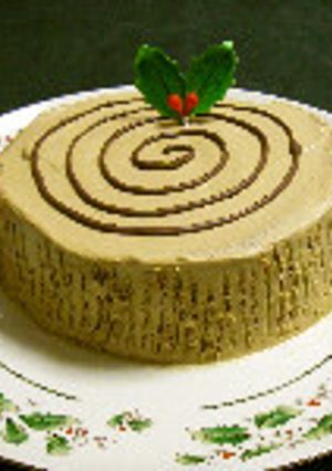 クリスマスケーキ（切り株ケーキ）-レシピのメイン写真