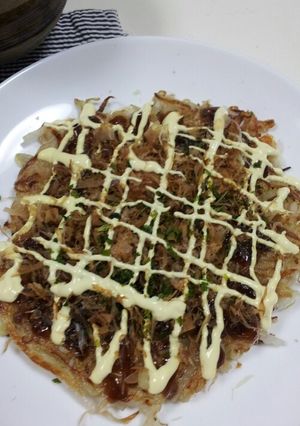 簡単☆もやしとたっぷりチーズのお好み焼風-レシピのメイン写真