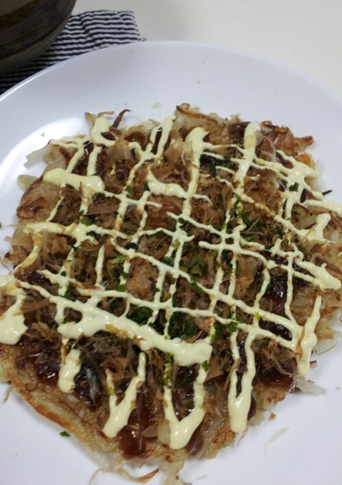 簡単☆もやしとたっぷりチーズのお好み焼風-レシピのメイン写真