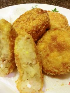 茹で卵入り ポテトコロッケ-レシピのメイン写真