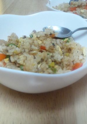 ☆豚角煮の残り汁で絶品炒飯☆-レシピのメイン写真