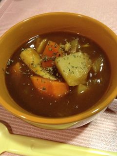 ルゥで★スープハヤシ-レシピのメイン写真