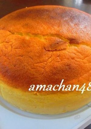 お豆腐スフレチーズケーキ-レシピのメイン写真