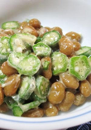 ◆糖尿病のおかず◆納豆のオクラあえ-レシピのメイン写真