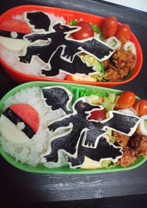 キャラ弁☆ポケモン☆ゼクロム-レシピのメイン写真