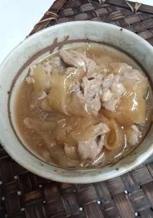 簡単すぐできる！豚と大根のとろとろ煮-レシピのメイン写真