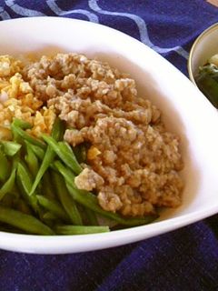 グルテンそぼろの三色丼-レシピのメイン写真