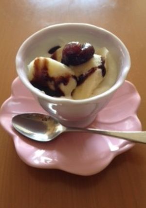 おうち甘味処！あんチョコバナナヨーグルト-レシピのメイン写真