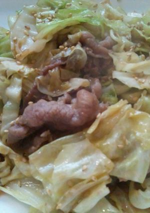 キャベツ炒め（豚肉入り）-レシピのメイン写真