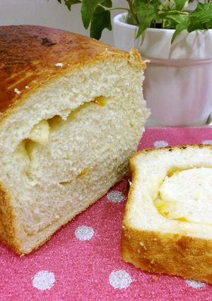オレンジのデニッシュっぽい食パン♪-レシピのメイン写真