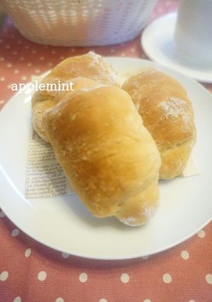ＨＢで簡単♪黒糖味のロールパン-レシピのメイン写真