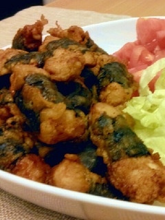 鶏の磯辺揚げ☆唐揚げ-レシピのメイン写真