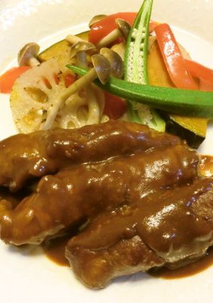 ＊牛肉のロール煮デミソース＊-レシピのメイン写真