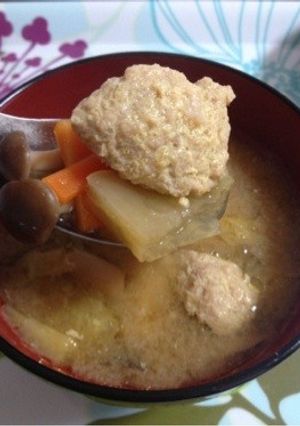 とり団子汁 (*^^*)-レシピのメイン写真