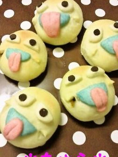 ハロウィン★可愛い顔のおばけパン-レシピのメイン写真