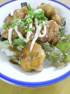 タレ旨~鶏マヨ丼♪フライパン1つですぐ!-レシピのメイン写真
