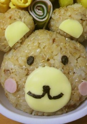 くまちゃん弁当-レシピのメイン写真