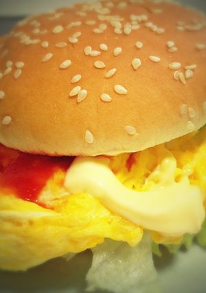 タマゴバーガー-レシピのメイン写真
