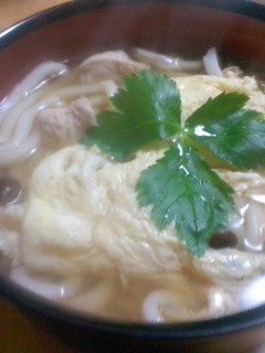 かき玉と鶏のあったか生姜うどん☆-レシピのメイン写真