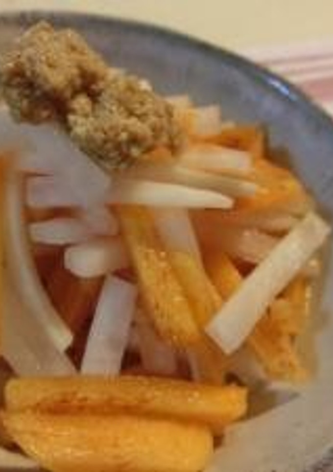 柿と大根の酢の物-レシピのメイン写真