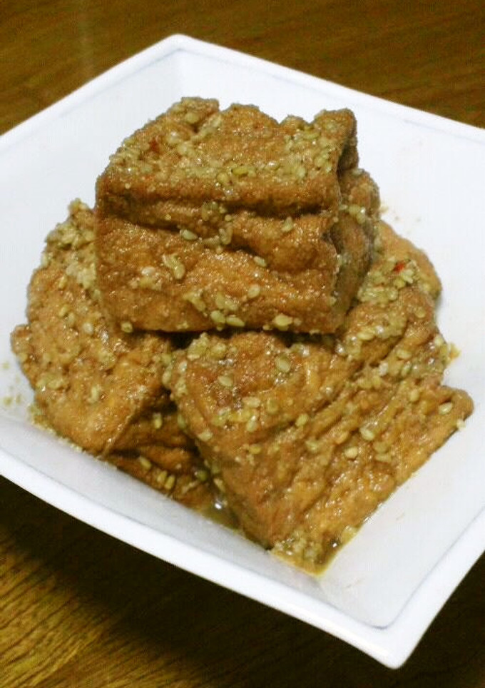 厚揚げのごま煮-レシピのメイン写真