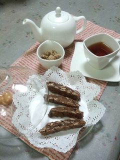 ♪アーモンドとココアのビスコッティ♪-レシピのメイン写真