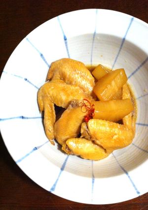 冬の味コクあり★手羽先と大根の煮物-レシピのメイン写真