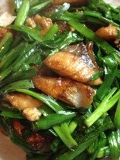鰤とニラの甘辛炒め-レシピのメイン写真