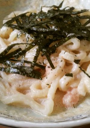 楽ちん！めんたいうどん☆-レシピのメイン写真