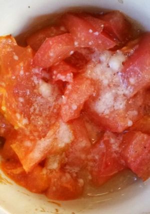 離乳食中期～トマトのチーズ焼き☆-レシピのメイン写真
