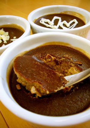 鍋不使用☆楽チン♪簡単♪焼きチョコプリン-レシピのメイン写真