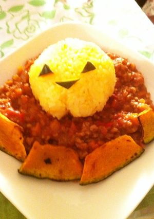 ♡かぼちゃのドライカレー♡-レシピのメイン写真